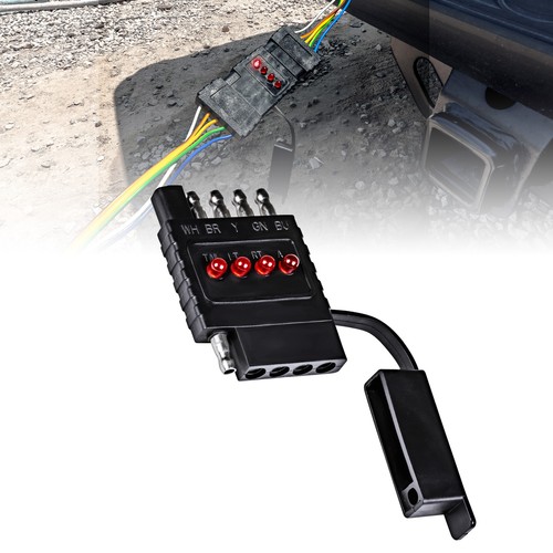Pin flat trailer wiring - 5-pin,
